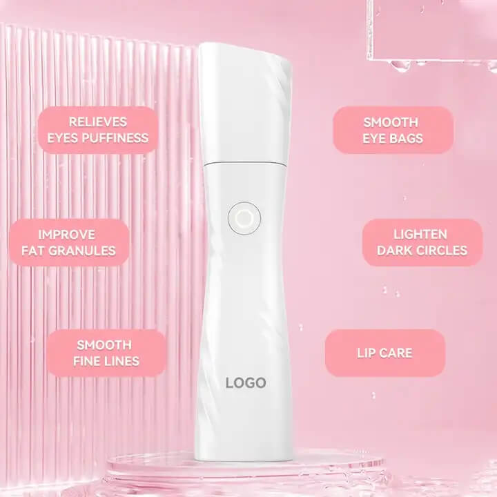 SKB-1807 El&eacute;trica Aquecida Vibra&ccedil;&atilde;o Anti Rugas Pen Eye Beauty Pen Hot Compress Eye Massager 