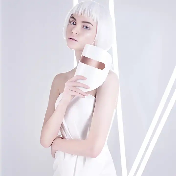 SKB-1818P Cuidados de beleza sem fio terapia de luz colorida led m&aacute;scara de terapia facial 