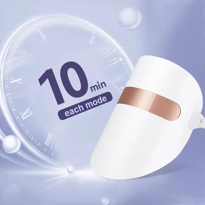 SKB-1818P Cuidados de beleza sem fio terapia de luz colorida led m&aacute;scara de terapia facial 